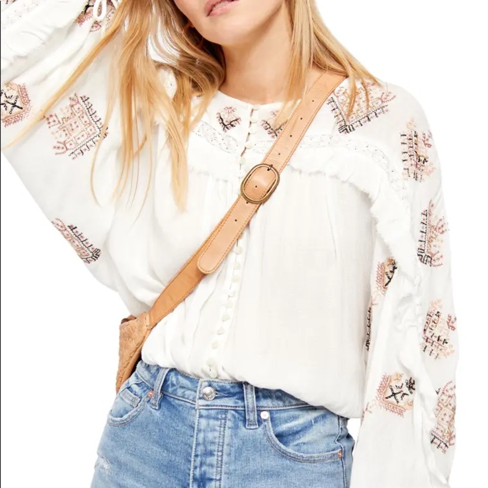 Free People Sweet Emotion Blouse